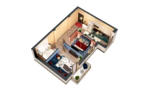 2-комн. квартира 47.1 м²  4/9 этаж | Жилой комплекс MINGCHINOR