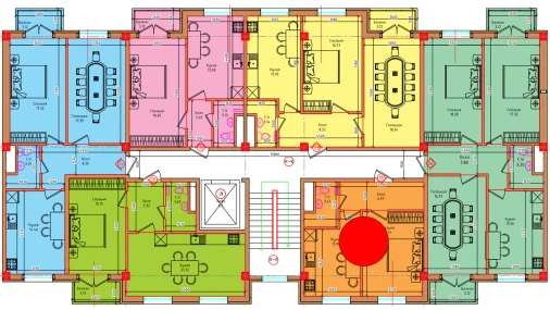 1-комнатная квартира 37.65 м²  7/8 этаж | Жилой комплекс Markaz