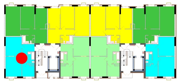 3-комнатная квартира 61.5 м²  8/9 этаж | Жилой комплекс Uchtepa Avenue