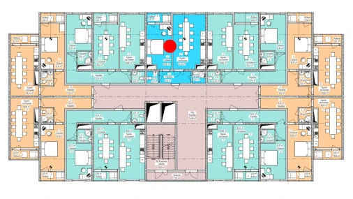 2-xonali xonadon 52.39 m²  11/16 qavat | ELITE ECO CITY Turar-joy majmuasi