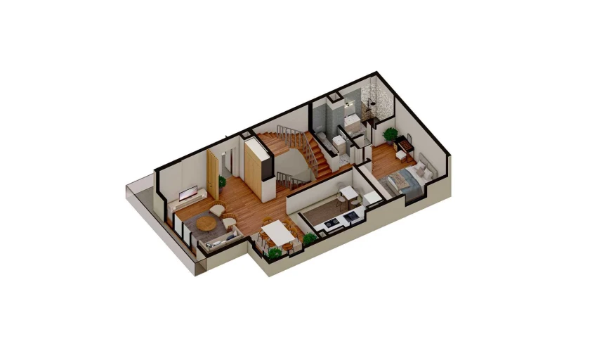 7-комнатная квартира 241.65 м²  1/1 этаж | Жилой комплекс TUSHLAR VODIYSI