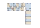 2-xonali xonadon 68.72 m²  3/10 qavat | Ko'kcha-Oqtepa Turar-joy majmuasi