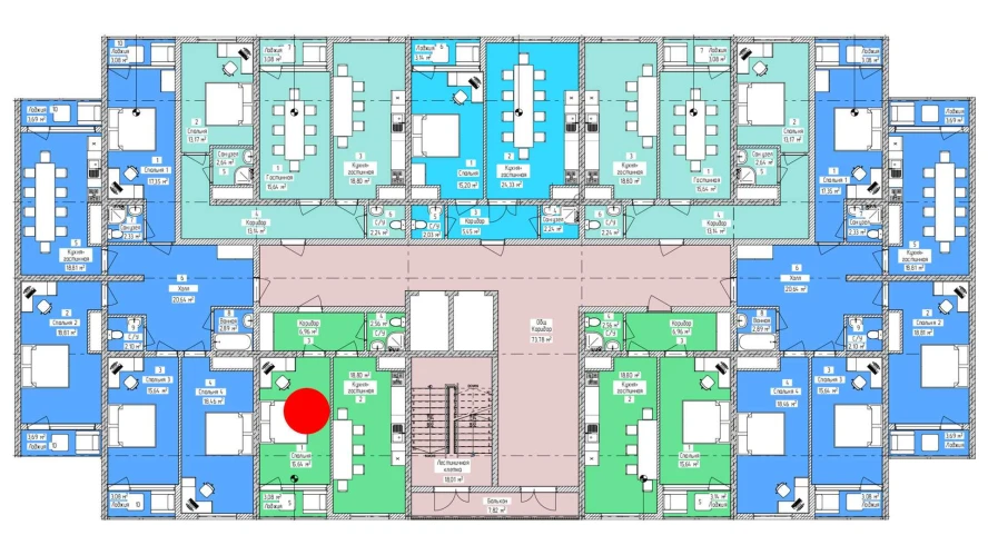2-комн. квартира 47.04 м² 3/16 этаж | Жилой комплекс ELITE ECO CITY 2-комн. квартира 47.04 м² 3/16 этаж | Жилой комплекс ELITE ECO CITY