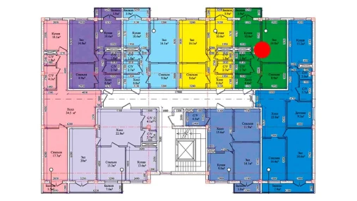 2-комнатная квартира 50.7 м²  7/9 этаж | Жилой комплекс CHIRCHIQ CITY