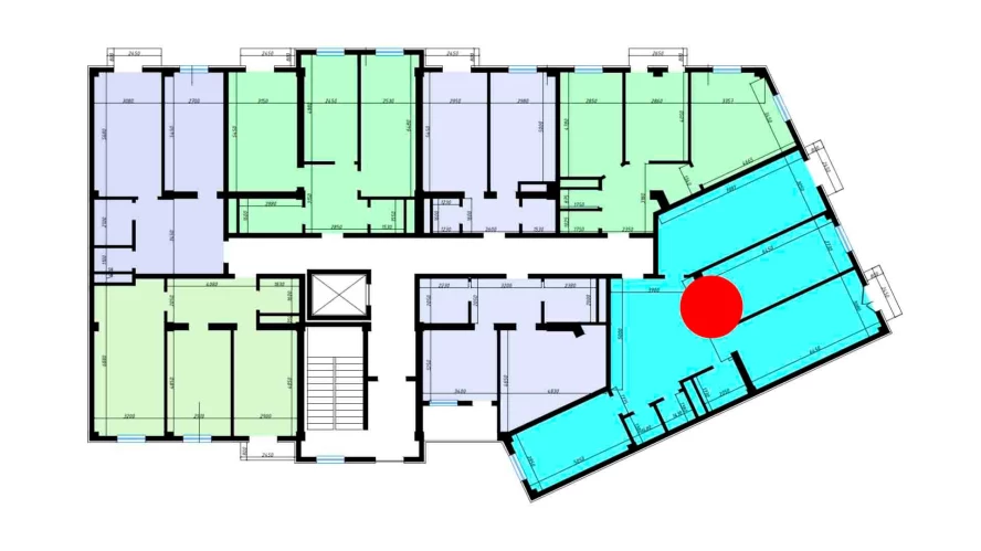 3-комн. квартира 109.2 м²  8/10 этаж | Жилой комплекс Ko'kcha-Oqtepa