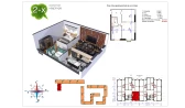 2-комн. квартира 50.4 м²  12/11 этаж | Жилой комплекс Uchtepa Avenue
