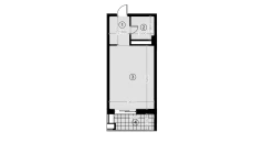 1-xonali xonadon 30.9 m²  8/12 qavat | NAVRUZ GROUP Turar-joy majmuasi