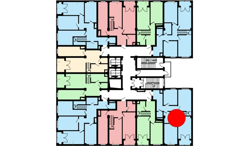 3-xonali xonadon 156.1 m²  16/16 qavat | Musaffo Turar-joy majmuasi