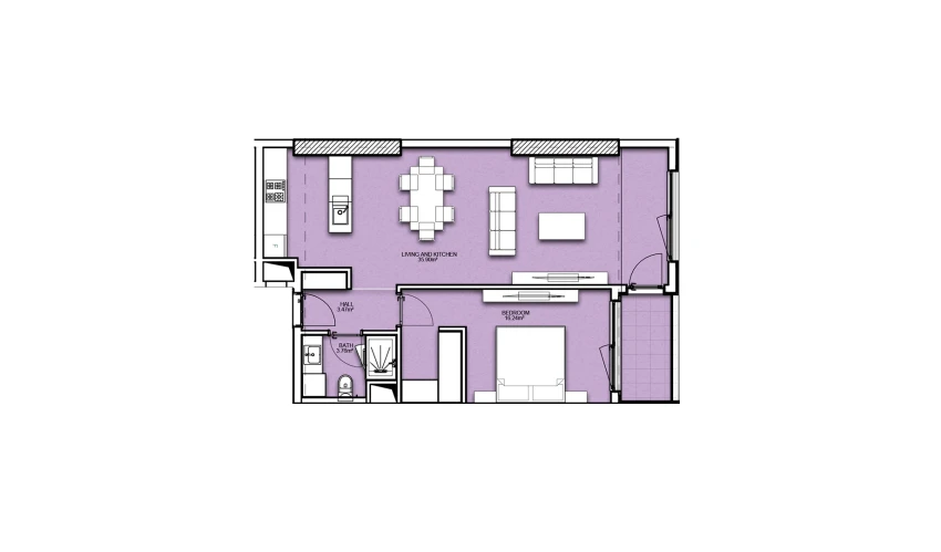 2-xonali xonadon 65 m²  17/23 qavat | Resim Taşkent Turar-joy majmuasi