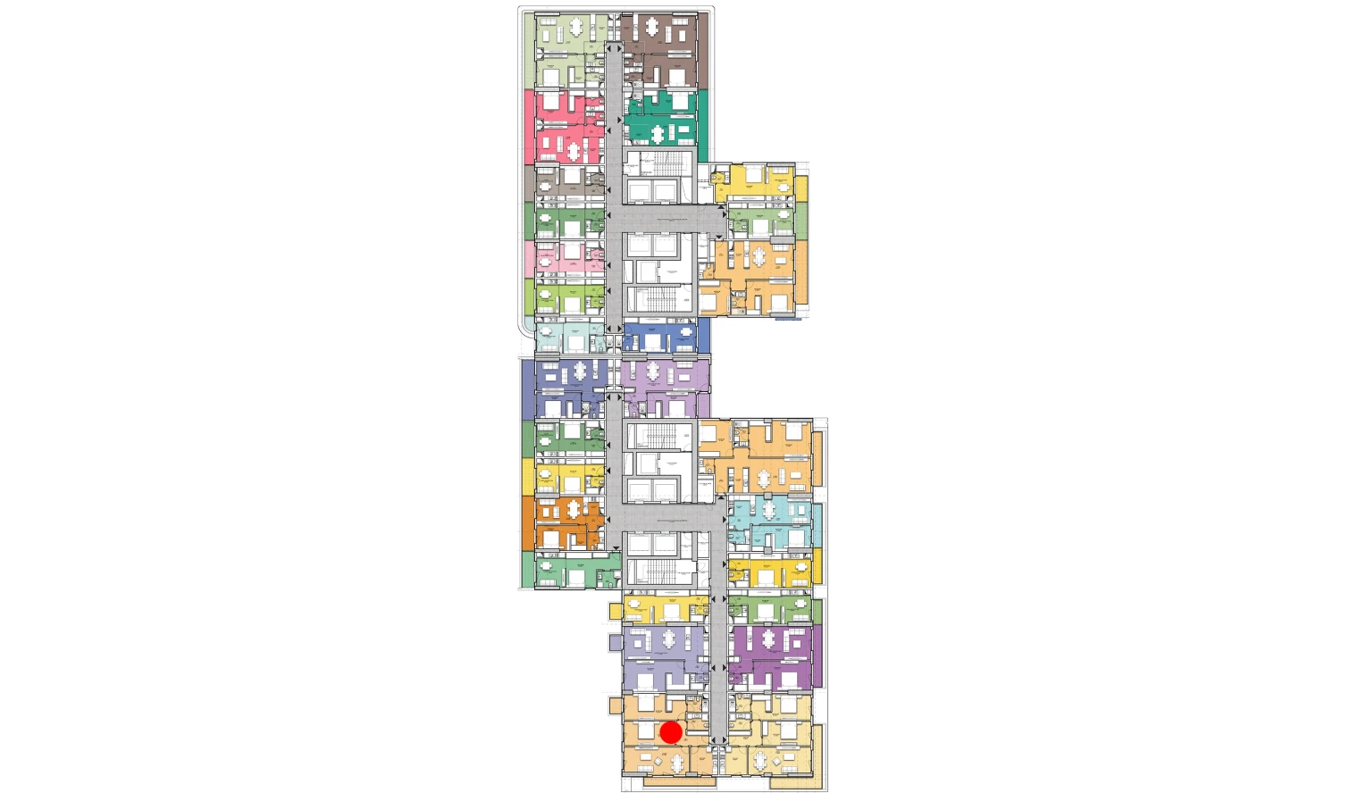 3-xonali xonadon 99.14 m²  12/23 qavat | Resim Taşkent Turar-joy majmuasi