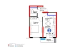 2-комн. квартира 41.03 м²  11/16 этаж | Жилой комплекс BI SAN'AT