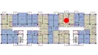2-xonali xonadon 64.54 m²  6/10 qavat | Ko'kcha-Oqtepa Turar-joy majmuasi