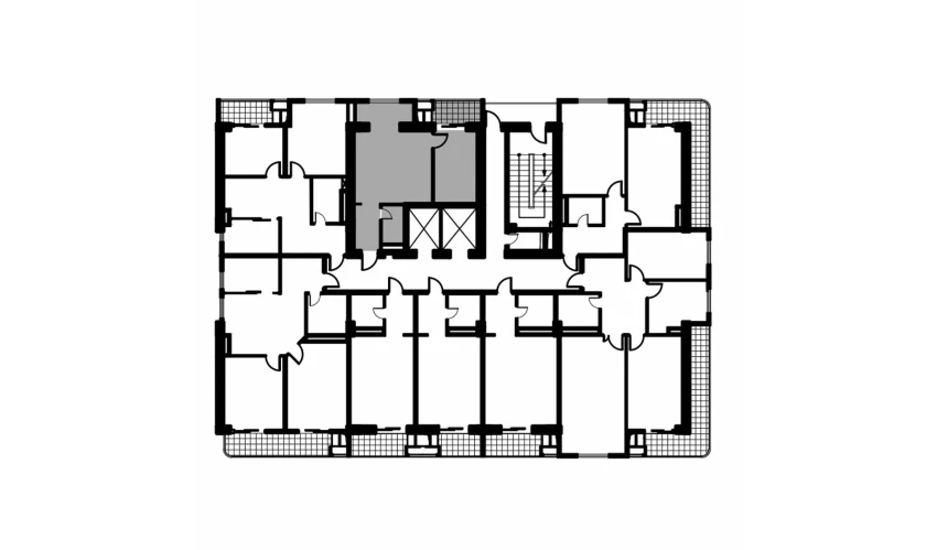 2-комнатная квартира 44.7 м²  11/12 этаж | Жилой комплекс NAVRUZ GROUP