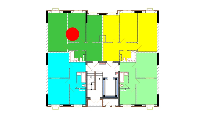 2-комнатная квартира 66.3 м²  6/9 этаж | Жилой комплекс Uchtepa Avenue