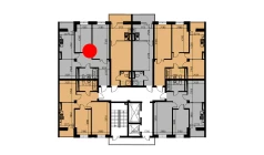 2-комн. квартира 60.35 м²  4/10 этаж | Жилой комплекс YANGIOBOD RESIDENCE