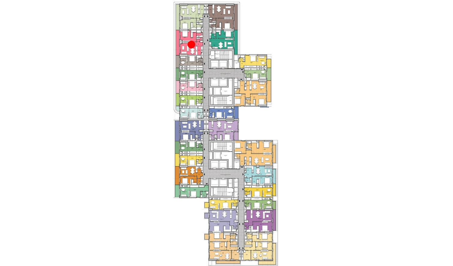 2-xonali xonadon 70.19 m²  16/19 qavat | Resim Taşkent Turar-joy majmuasi