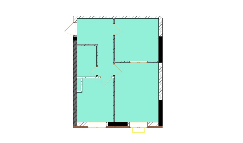 2-комнатная квартира 50.4 м²  12/13 этаж | Жилой комплекс Uchtepa Avenue