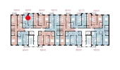1-xonali xonadon 43.79 m²  4/10 qavat | Ko'kcha-Oqtepa Turar-joy majmuasi
