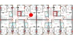2-xonali xonadon 62.6 m²  9/12 qavat | CHINARA PARK Turar-joy majmuasi