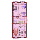 4-xonali xonadon 120.5 m²  10/10 qavat | AFROSIYOB Turar-joy majmuasi