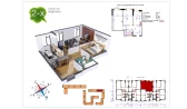 2-xonali xonadon 65 m²  9/9 qavat | Uchtepa Avenue Turar-joy majmuasi