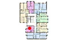 1-комн. квартира 38.6 м²  2/7 этаж | Жилой комплекс Rohat