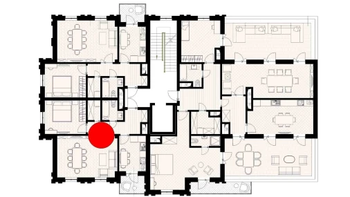 2-xonali xonadon 60.68 m²  8/9 qavat | SHARQ Turar-joy majmuasi