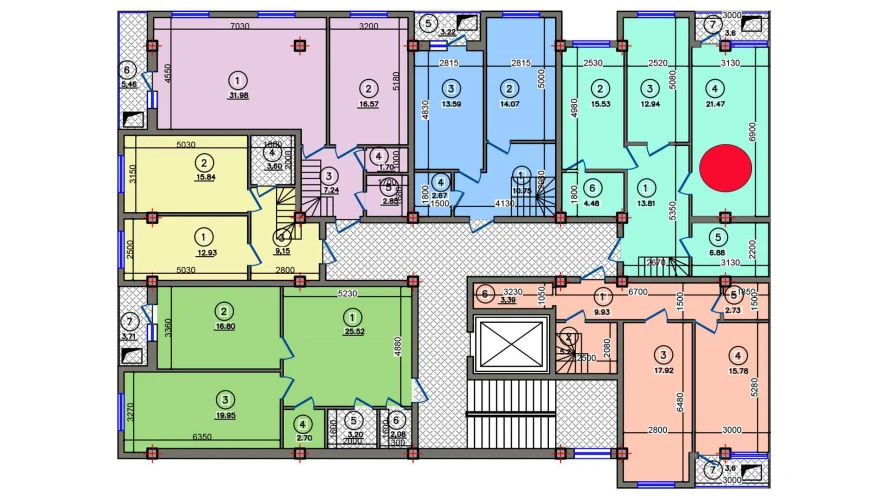 2-комн. квартира 78.71 м²  10/10 этаж | Жилой комплекс Qibray City