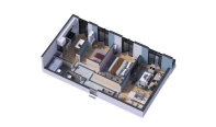 3-комн. квартира 67.16 м²  16/16 этаж | Жилой комплекс SOKIN DIYOR