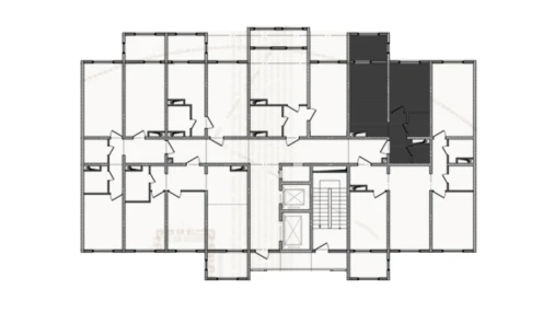 1-комнатная квартира 42.1 м²  4/14 этаж | Жилой комплекс JOMIY RESIDENCE