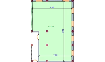 1-комн. квартира 117.11 м²  0/9 этаж | Жилой комплекс SHAYX-UL OLAM
