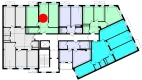 2-xonali xonadon 63.6 m²  3/10 qavat | Ko'kcha-Oqtepa Turar-joy majmuasi