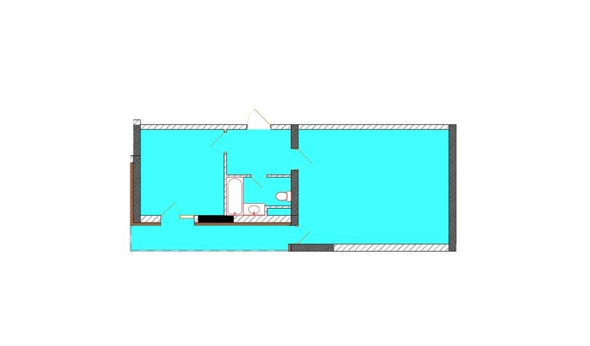 2-xonali xonadon 60.8 m²  8/9 qavat | Uchtepa Avenue Turar-joy majmuasi