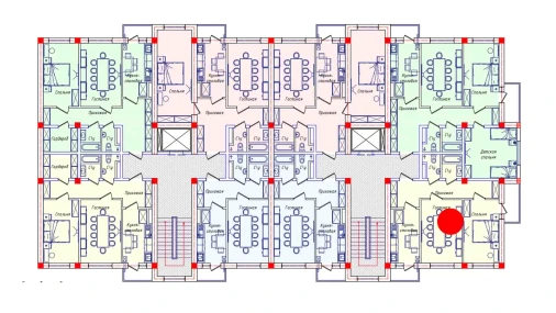 5-xonali xonadon 120.1 m²  7/8 qavat | STAR HOUSE RESIDENCE Turar-joy majmuasi