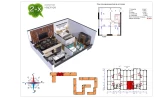 2-комн. квартира 50.4 м²  11/9 этаж | Жилой комплекс Uchtepa Avenue