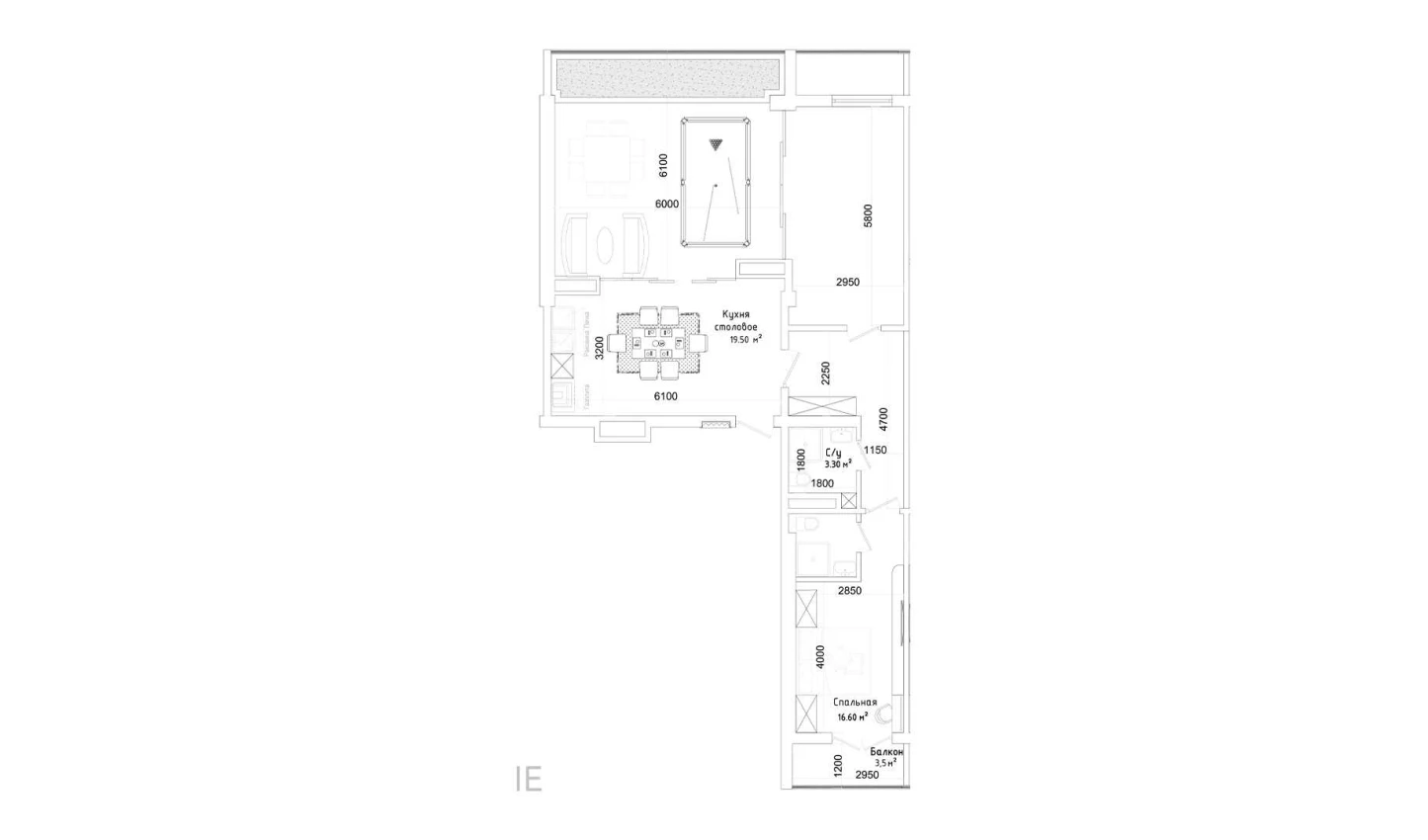 3-комн. квартира 113 м²  13/13 этаж | Жилой комплекс ORZU SAROYI