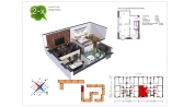 2-комн. квартира 50.3 м²  5/9 этаж | Жилой комплекс Uchtepa Avenue