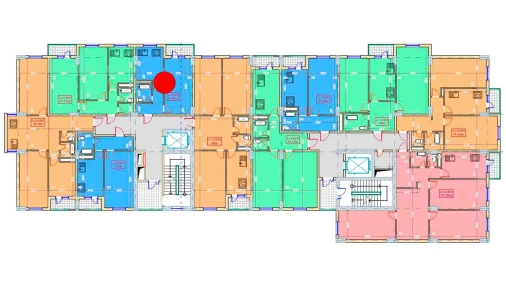 1-комнатная квартира 42.48 м²  4/9 этаж | Жилой комплекс XUMO