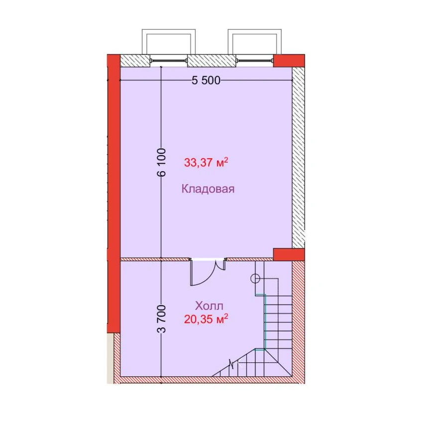 2-комн. квартира 116.73 м²  1/8 этаж | Жилой комплекс CAPITAL AVENUE