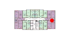 3-комн. квартира 80.3 м²  14/16 этаж | Жилой комплекс TRINITY