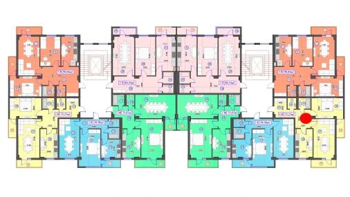 2-комнатная квартира 72.27 м²  6/7 этаж | Жилой комплекс O'ZBEGIM