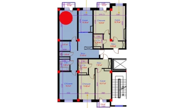 2-комн. квартира 80.3 м²  5/10 этаж | Жилой комплекс Ko'kcha-Oqtepa