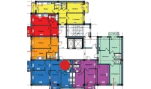 3-xonali xonadon 77.3 m²  10/10 qavat | NUR BARAKA Turar-joy majmuasi