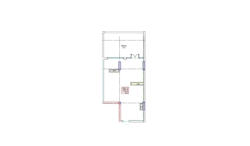 2-комнатная квартира 98.92 м²  17/17 этаж | Жилой комплекс ASTRA