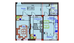 2-комн. квартира 81 м²  11/12 этаж | Жилой комплекс GAGARIN AVENUE