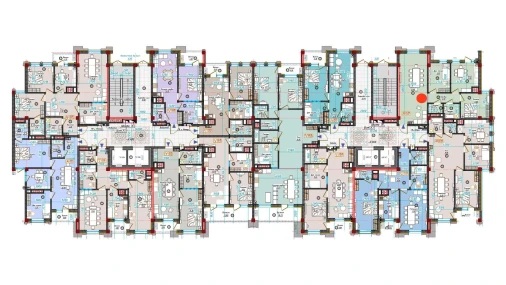 3-xonali xonadon 81.01 m²  4/12 qavat | Dream House Turar-joy majmuasi