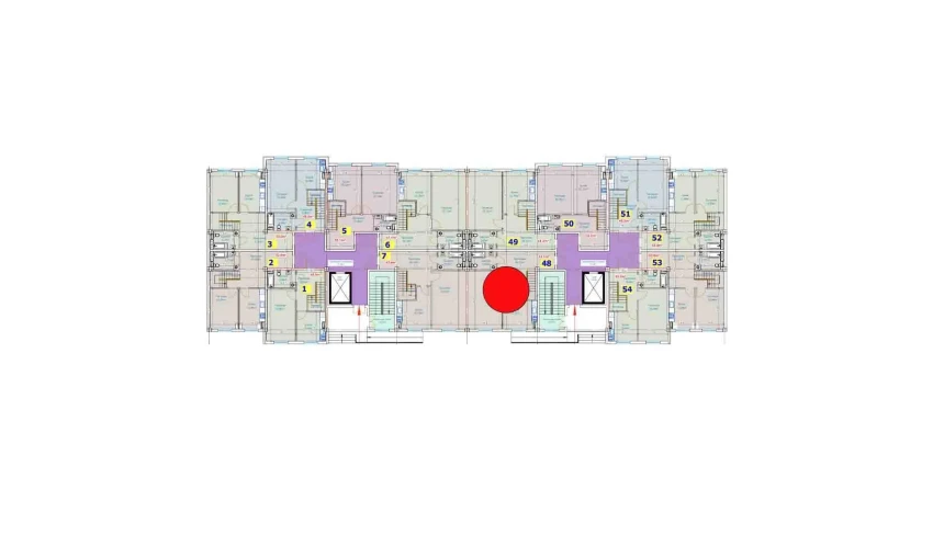 1-xonali xonadon 125.2 m²  1/9 qavat | YANGI AVLOD Turar-joy majmuasi