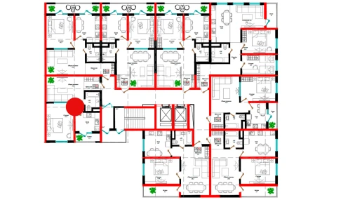 2-комнатная квартира 49 м²  10/12 этаж | Жилой комплекс Aman Residence