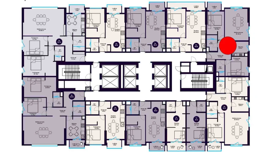 3-комн. квартира 92.3 м² 11/21 этаж | Жилой комплекс Central Avenue 3-комн. квартира 92.3 м² 11/21 этаж | Жилой комплекс Central Avenue
