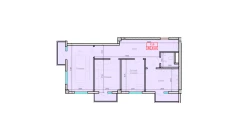 3-комн. квартира 73.9 м² 2/7 этаж | Жилой комплекс Gulbadanbegim 3-комн. квартира 73.9 м² 2/7 этаж | Жилой комплекс Gulbadanbegim